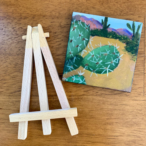 Arizona Desert Landscape  - 3x3 Tiny Art - april bern photography