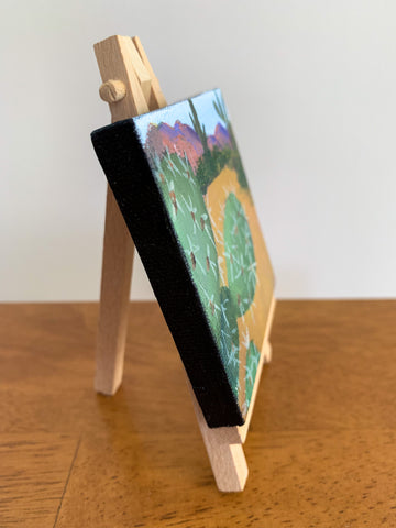 Arizona Desert Landscape  - 3x3 Tiny Art - april bern photography