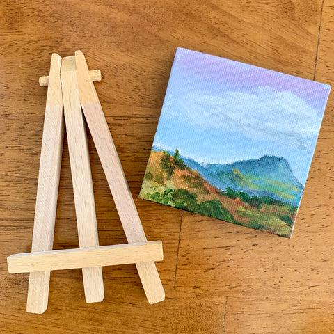 Taos New Mexico Landscape  - 3x3 Tiny Art - april bern photography