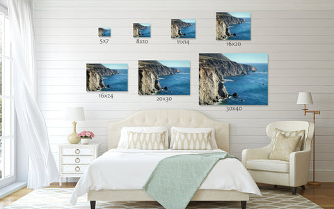 Big Sur California - Ready to Hang Gallery Wrapped Canvas Art - april bern art & photography