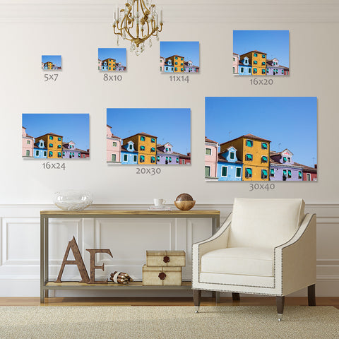 Travel Photography, Burano Buildings Fine Art Photography - april bern art & photography