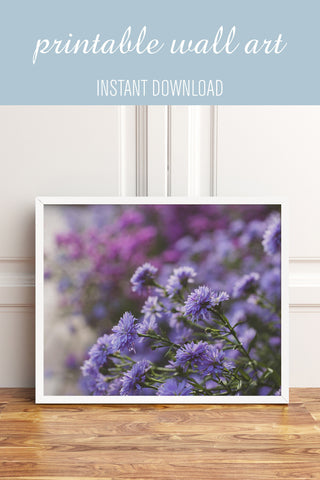 Digital Download - Purple Floral Dreams - april bern art & photography