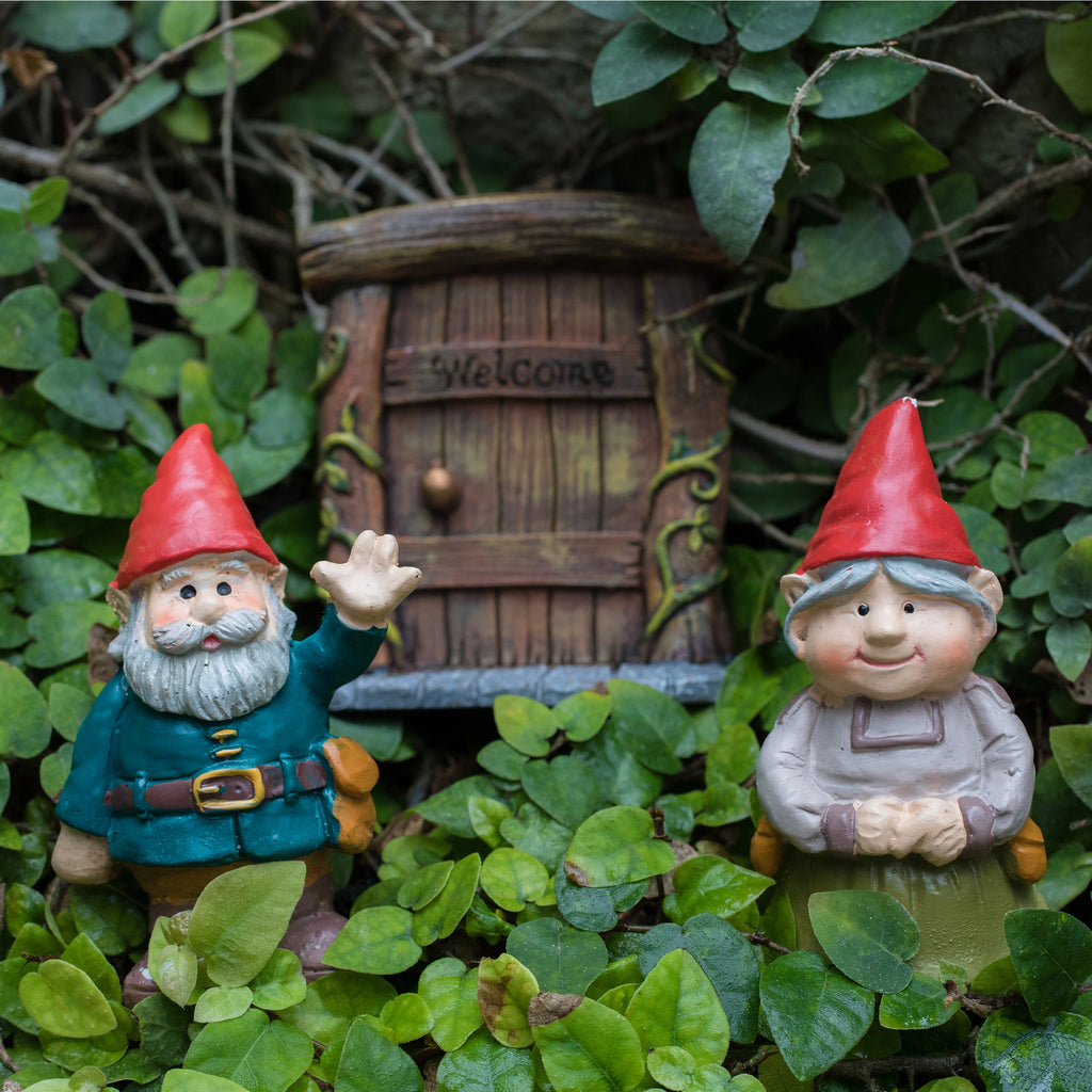 Welcome Gnome - Garden Gnome Print - april bern art & photography