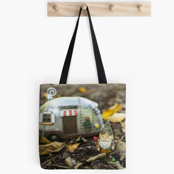 Ready to Ship - 13x13 Adventure Gnome Canvas Tote Bag – april bern