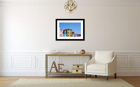 Travel Photography, Burano Buildings Fine Art Photography - april bern art & photography