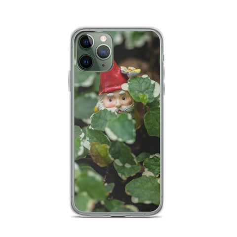 Peek-A-Boo Garden Gnome iPhone Case