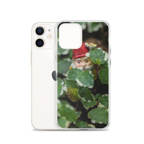 Peek-A-Boo Garden Gnome iPhone Case