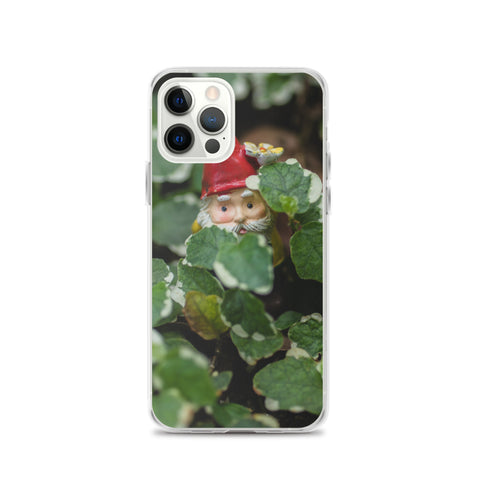 Peek-A-Boo Garden Gnome iPhone Case