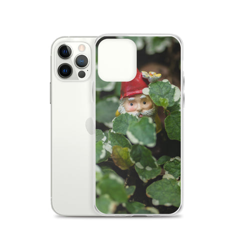 Peek-A-Boo Garden Gnome iPhone Case