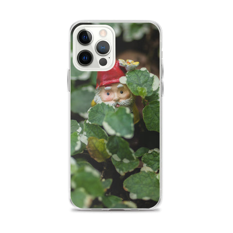 Peek-A-Boo Garden Gnome iPhone Case