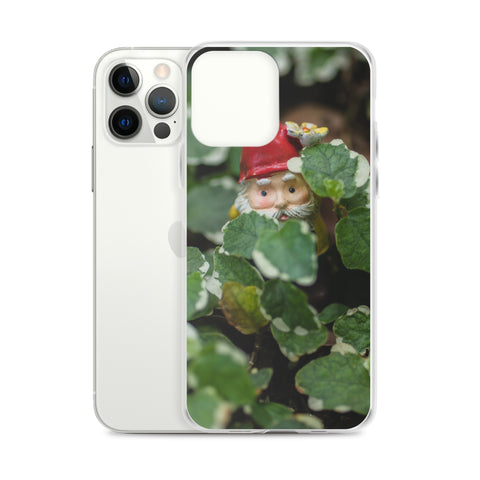 Peek-A-Boo Garden Gnome iPhone Case