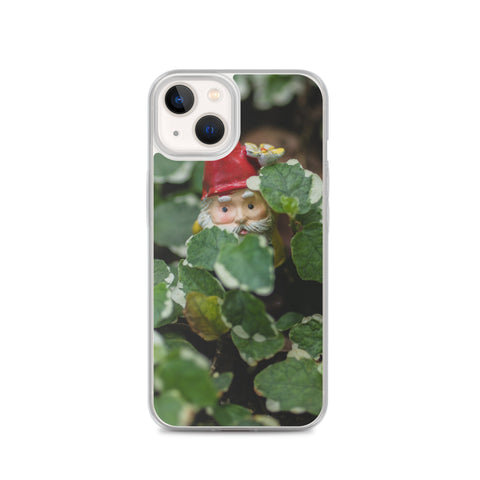 Peek-A-Boo Garden Gnome iPhone Case