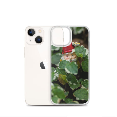 Peek-A-Boo Garden Gnome iPhone Case