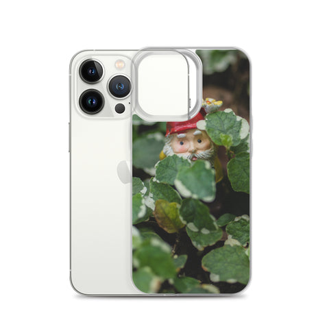 Peek-A-Boo Garden Gnome iPhone Case