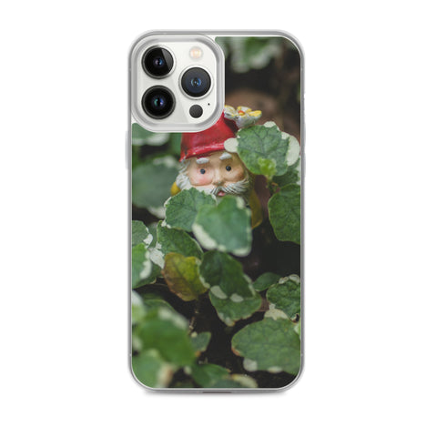 Peek-A-Boo Garden Gnome iPhone Case