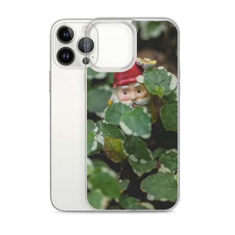 Peek-A-Boo Garden Gnome iPhone Case