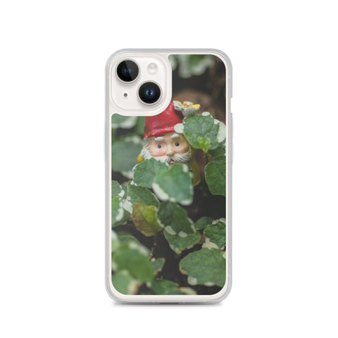 Peek-A-Boo Garden Gnome iPhone Case