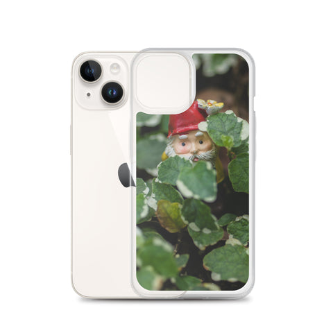 Peek-A-Boo Garden Gnome iPhone Case