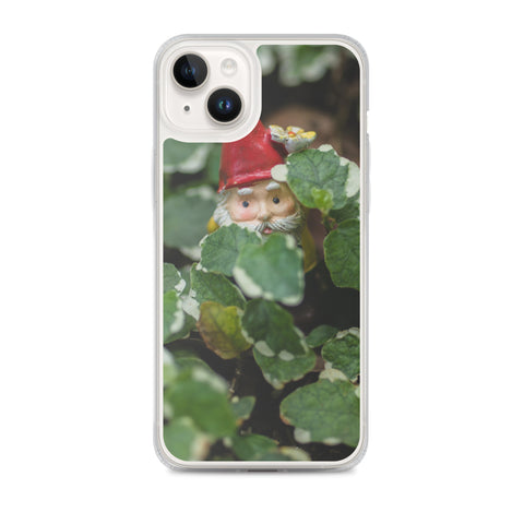Peek-A-Boo Garden Gnome iPhone Case