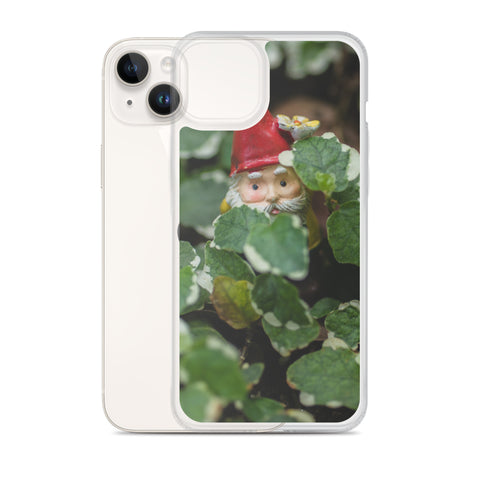 Peek-A-Boo Garden Gnome iPhone Case