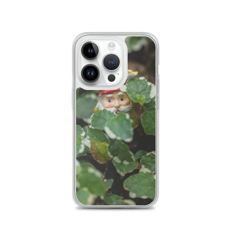 Peek-A-Boo Garden Gnome iPhone Case