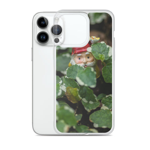 Peek-A-Boo Garden Gnome iPhone Case