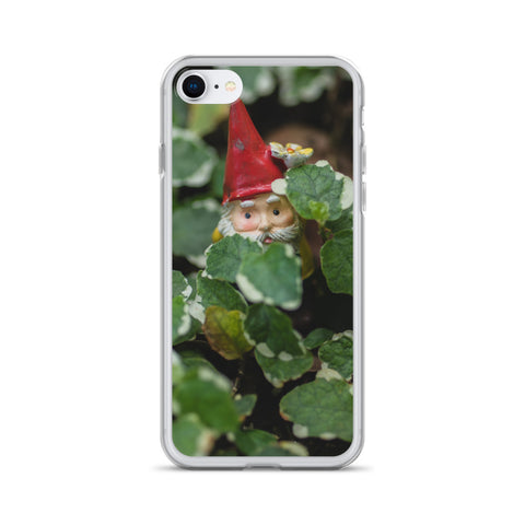 Peek-A-Boo Garden Gnome iPhone Case