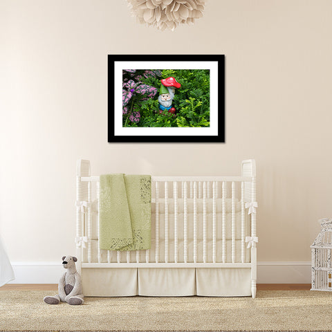 Whimsical Garden Gnome Fine Art Print - april bern art & photography