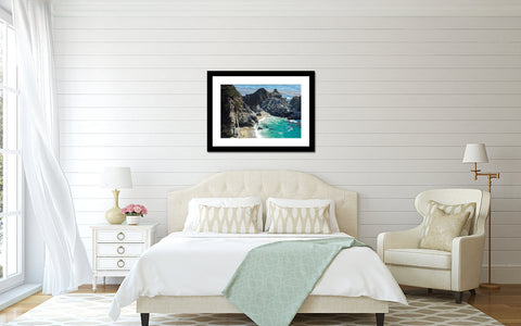 Big Sur Waterfall - California Coast Art Print - april bern art & photography