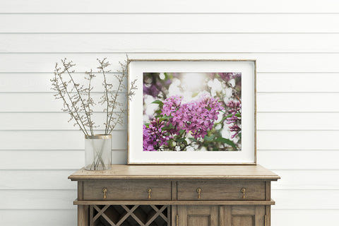 Lilac Heart Fine Art Print - april bern art & photography