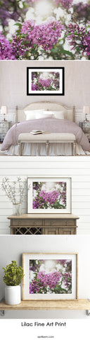 Lilac Heart Fine Art Print - april bern art & photography