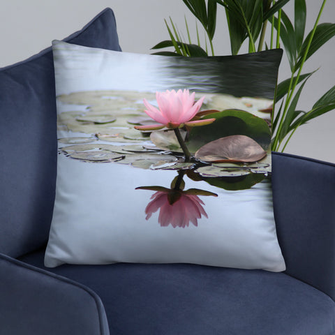 Waterlily Decorative Throw Pillow - april bern photography