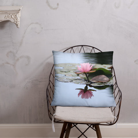 Waterlily Decorative Throw Pillow - april bern photography