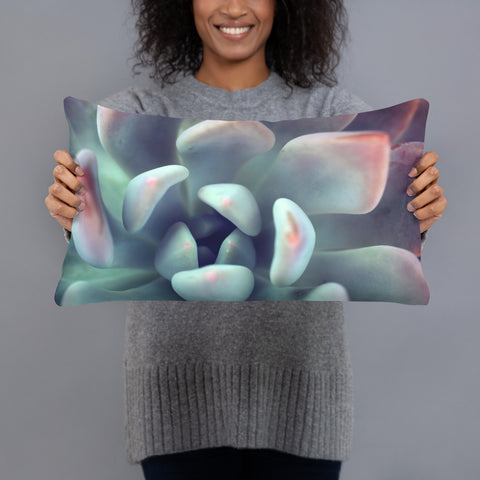 Succulent Throw Pillow - april bern photography