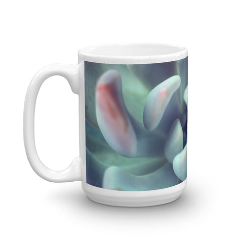 Pastel Green Succulent Coffee Mug - april bern photography