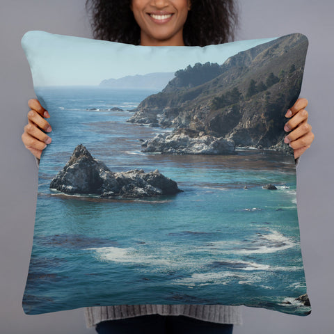 Big Sur Throw Pillow - april bern photography