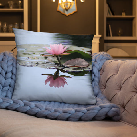 Waterlily Decorative Throw Pillow - april bern photography