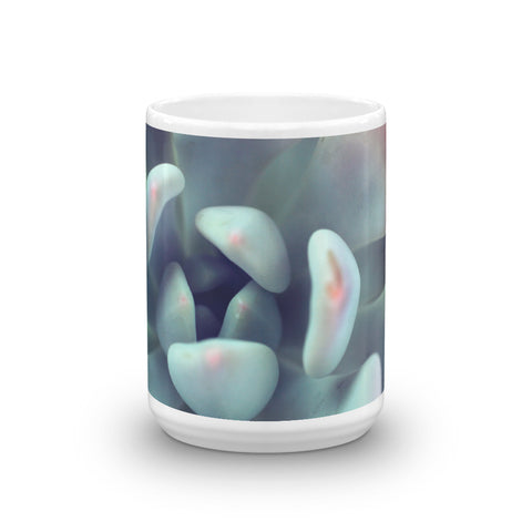 Pastel Green Succulent Coffee Mug - april bern photography