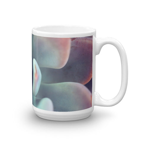 Pastel Green Succulent Coffee Mug - april bern photography