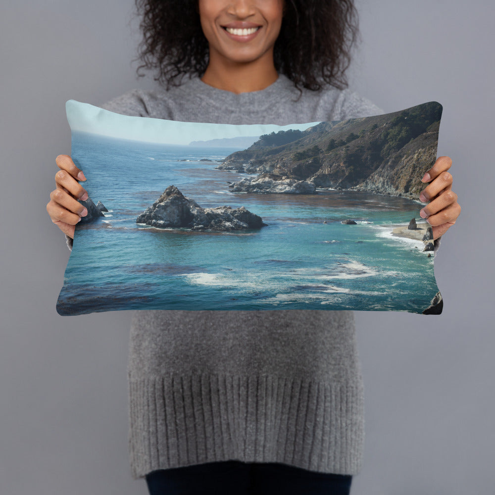 Big Sur Throw Pillow - april bern photography