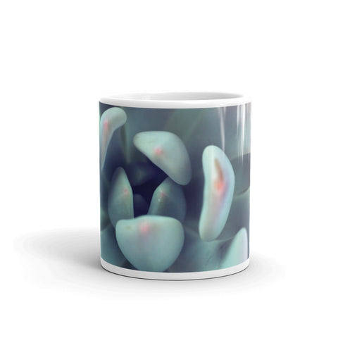 Pastel Green Succulent Coffee Mug - april bern photography