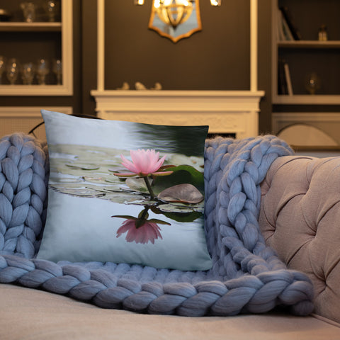 Waterlily Decorative Throw Pillow - april bern photography