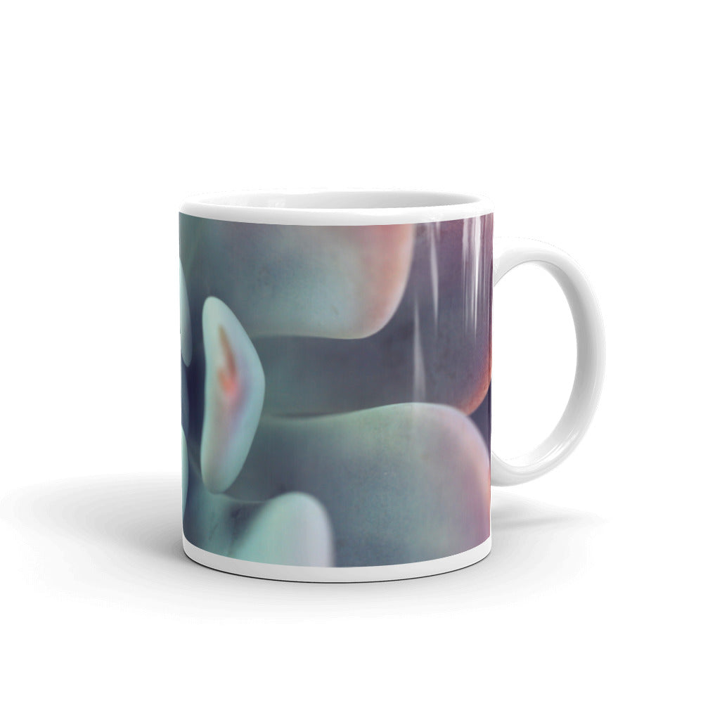 Pastel Green Succulent Coffee Mug - april bern photography