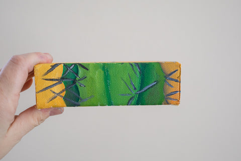 Cactus Art - 6x6 Oil Painting - april bern art & photography