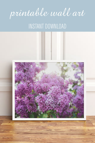 Instant Download - Spring Lilac Printable Art - april bern art & photography