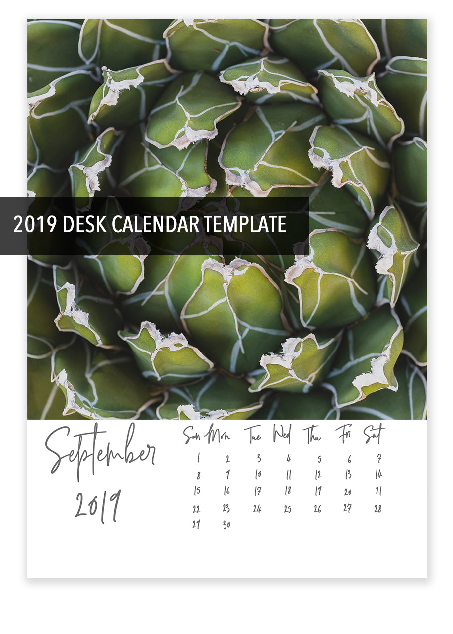 Blank Calendar Template 5x7