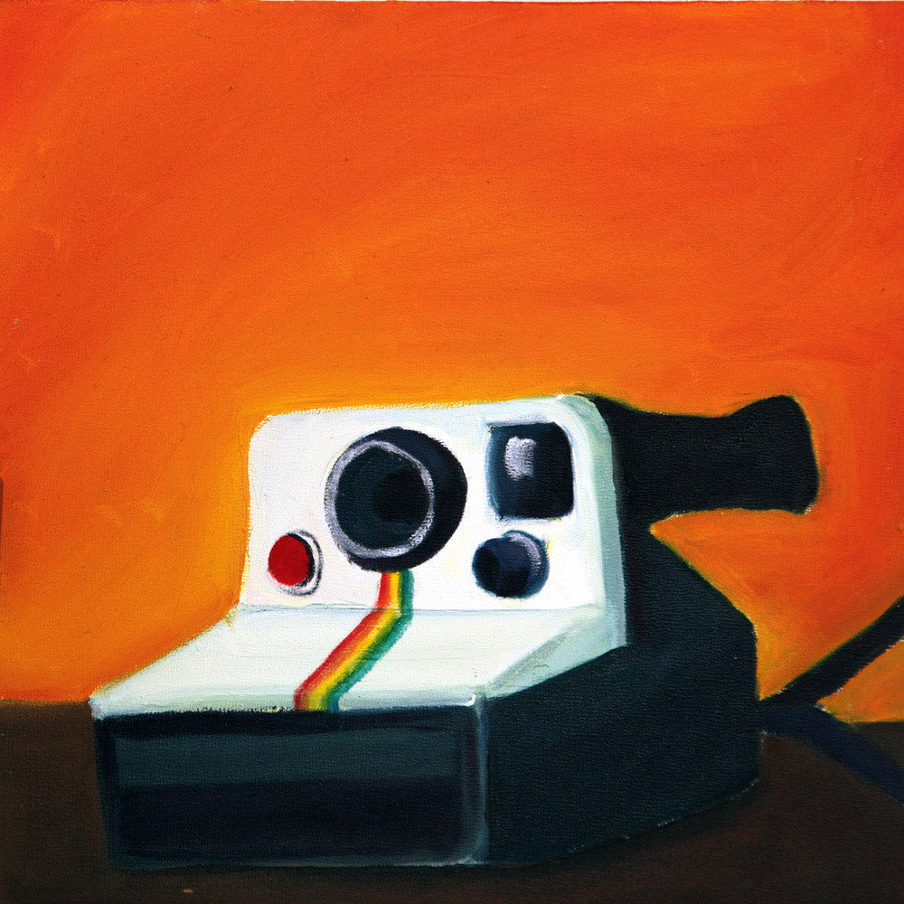 Vintage Polaroid Love Original Oil Painting 8