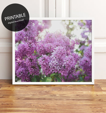 Instant Download - Spring Lilac Printable Art