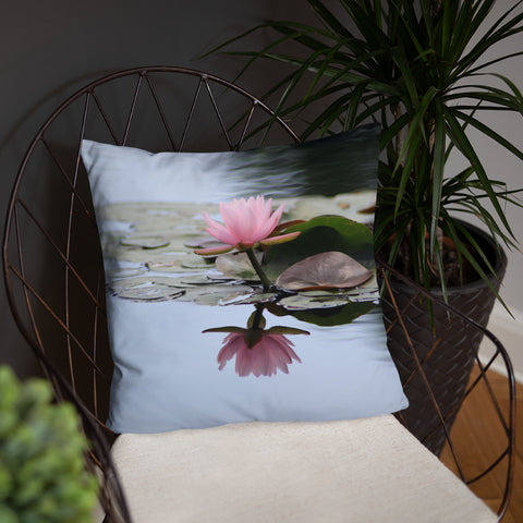 Waterlily Decorative Throw Pillow - april bern photography