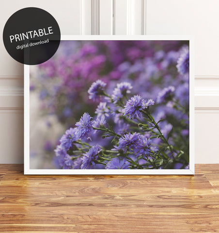 Digital Download - Purple Floral Dreams
